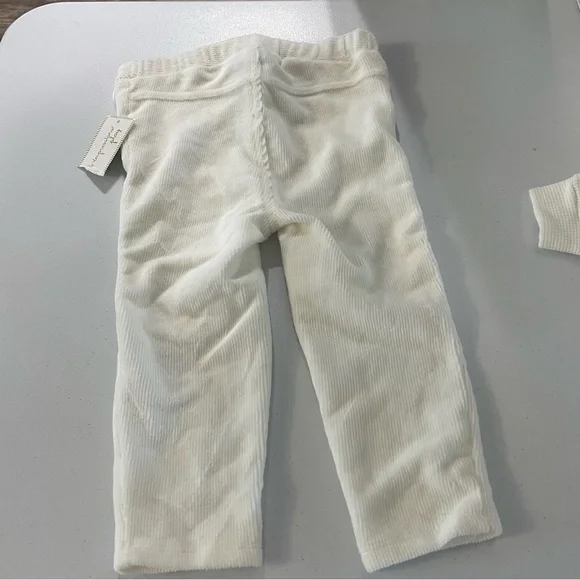 First Impressions Cream Corduroy Leggings - Picture 2 of 3